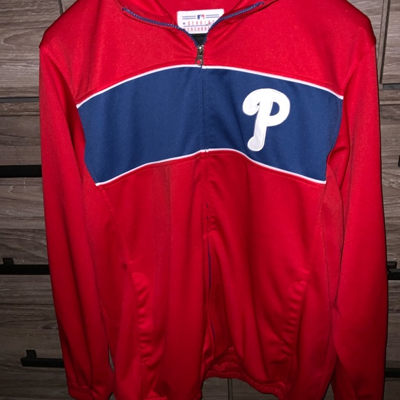 Carl Banks ~ Phillies Zip up jacket - Picture 3 of 9